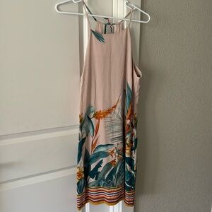 Aurea mendes tropical beach shift dress